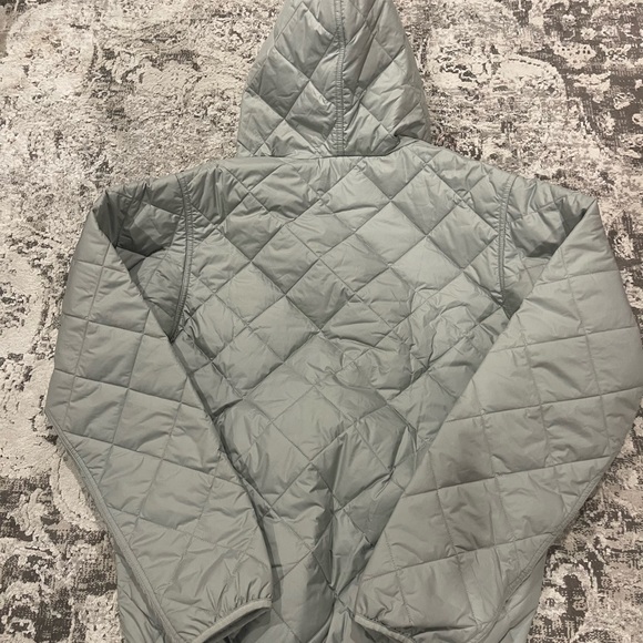 **NWT** Patagonia Quilted Hooded Jacket - Sleet Green - Picture 3 of 5